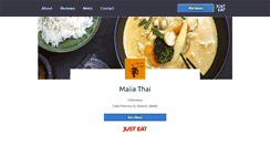 Desktop Screenshot of maiiathaimadrid.com
